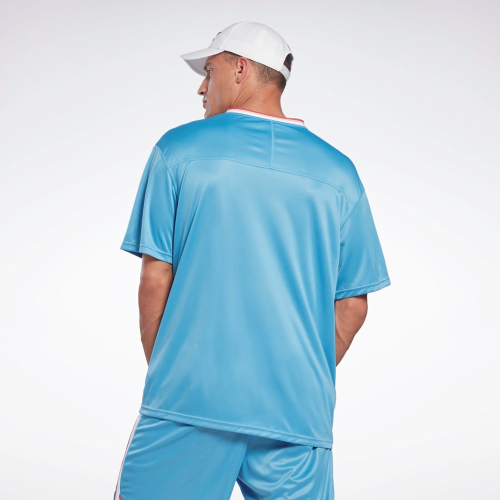 Reebok Workout Ready Mesh T-Shirt Sininen | NPKBYR-250