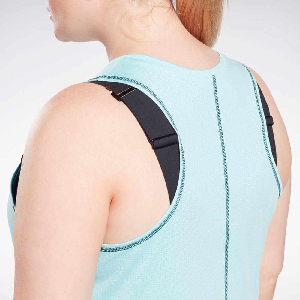 Reebok Workout Ready Mesh Tank Top (Plus Size) Digital Glow | YJIBGW-752