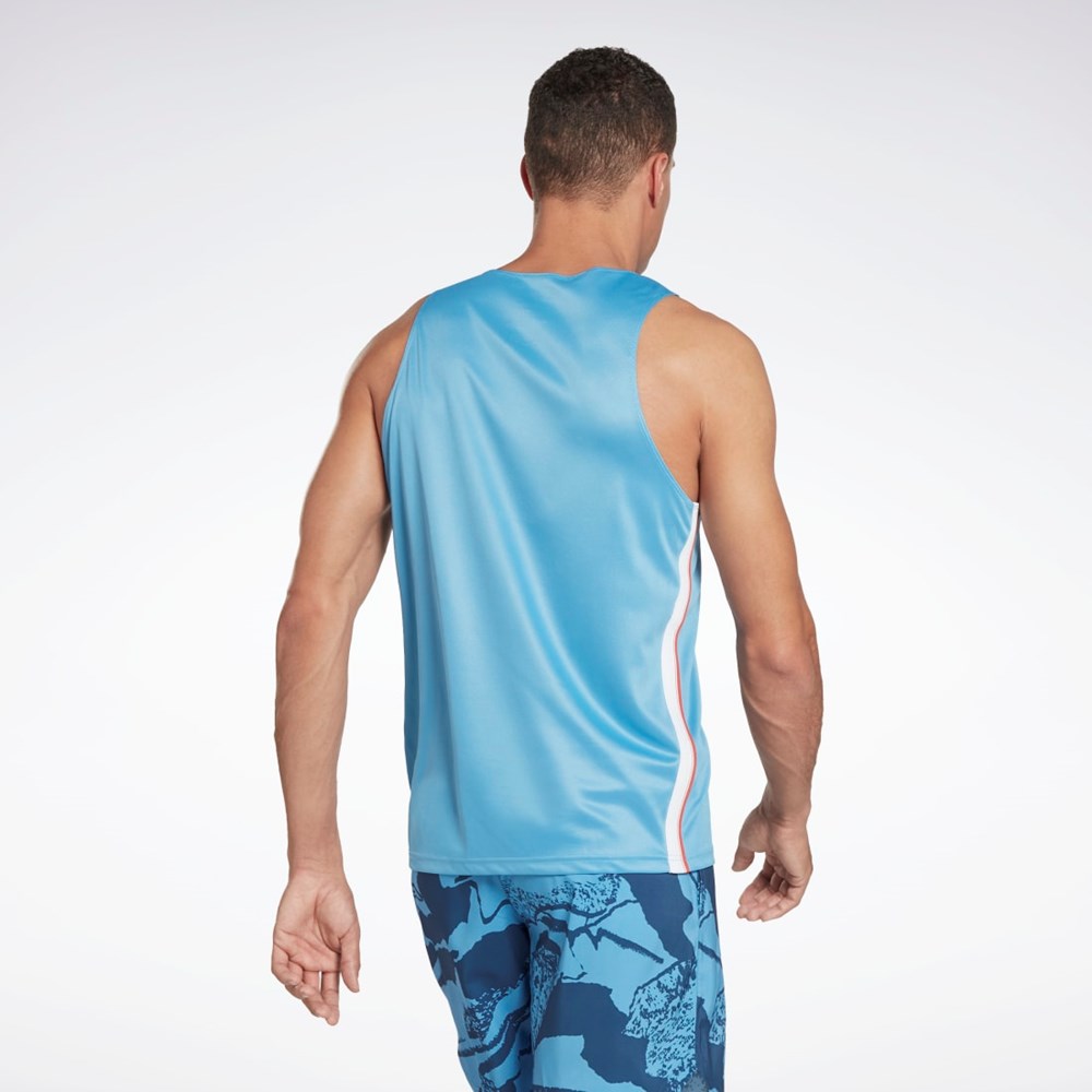 Reebok Workout Ready Mesh Tank Top Sininen | BVJIEL-457
