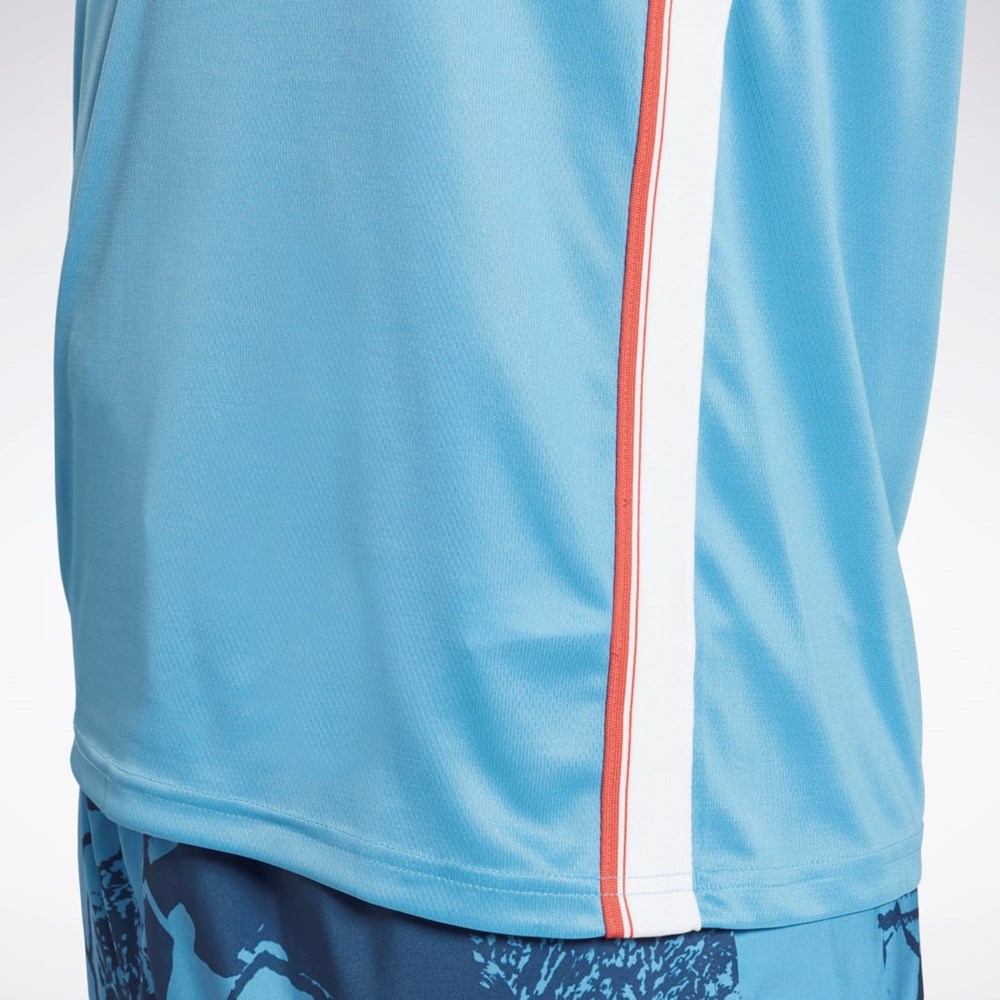 Reebok Workout Ready Mesh Tank Top Sininen | BVJIEL-457