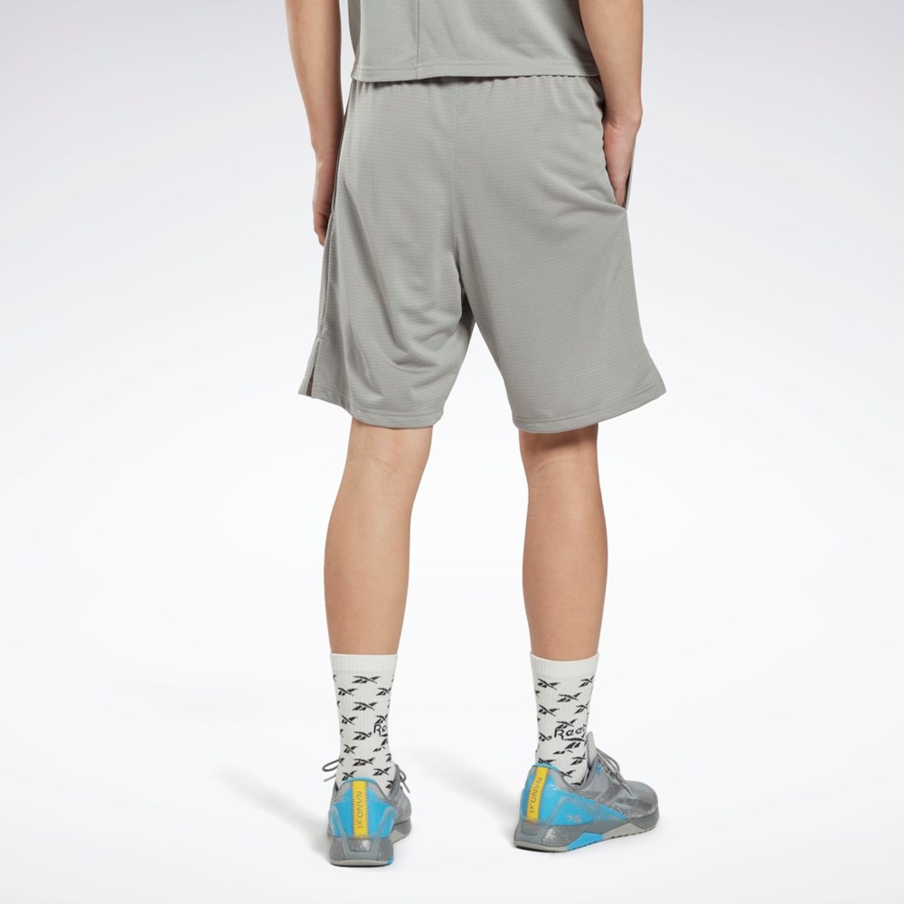 Reebok Workout Ready Mélange Shorts Harmaat | EUMJYC-708