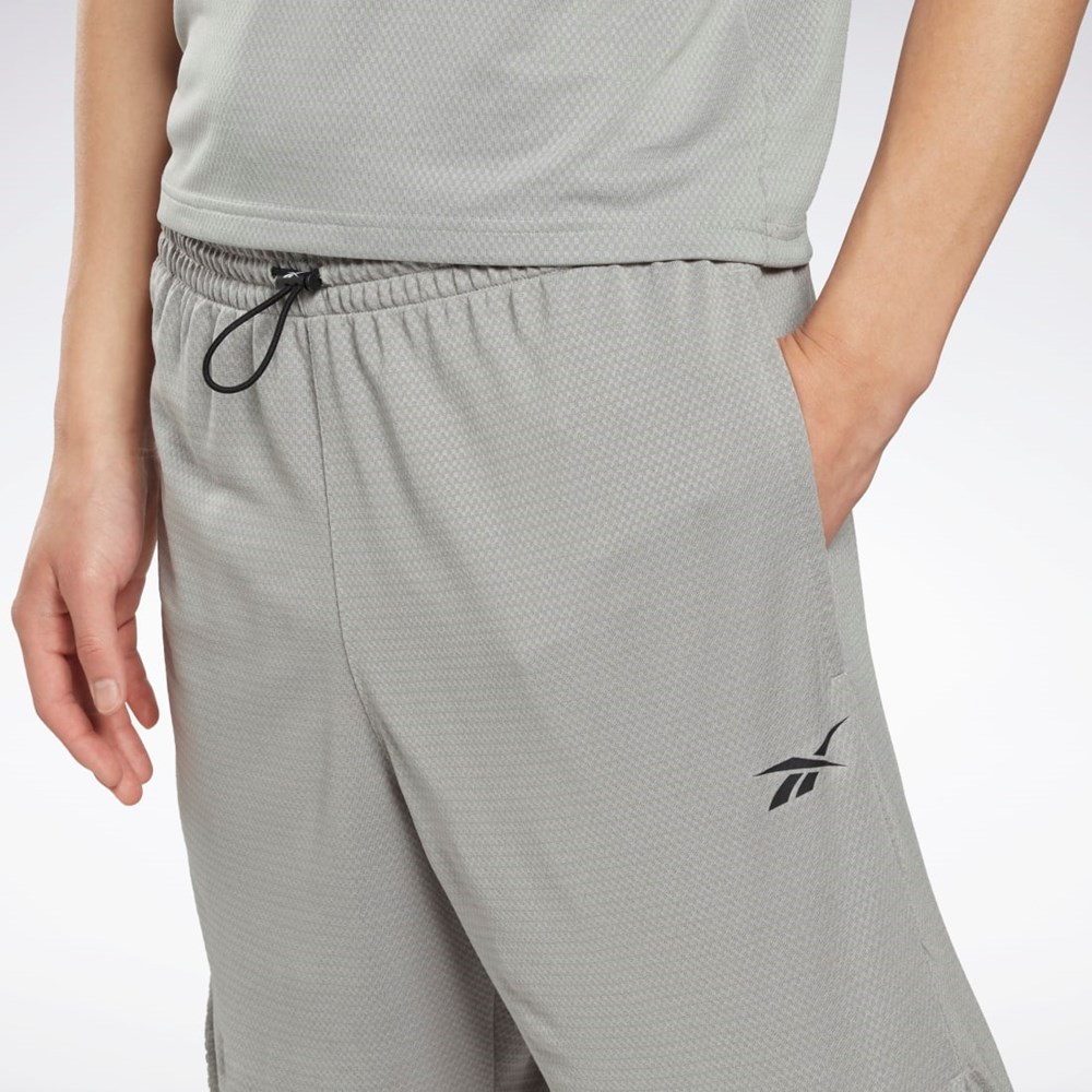 Reebok Workout Ready Mélange Shorts Harmaat | EUMJYC-708
