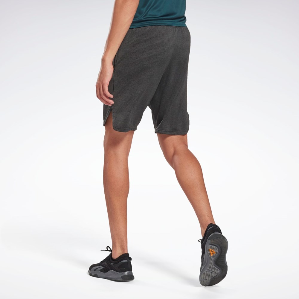 Reebok Workout Ready Mélange Shorts Mustat | CREDNH-361
