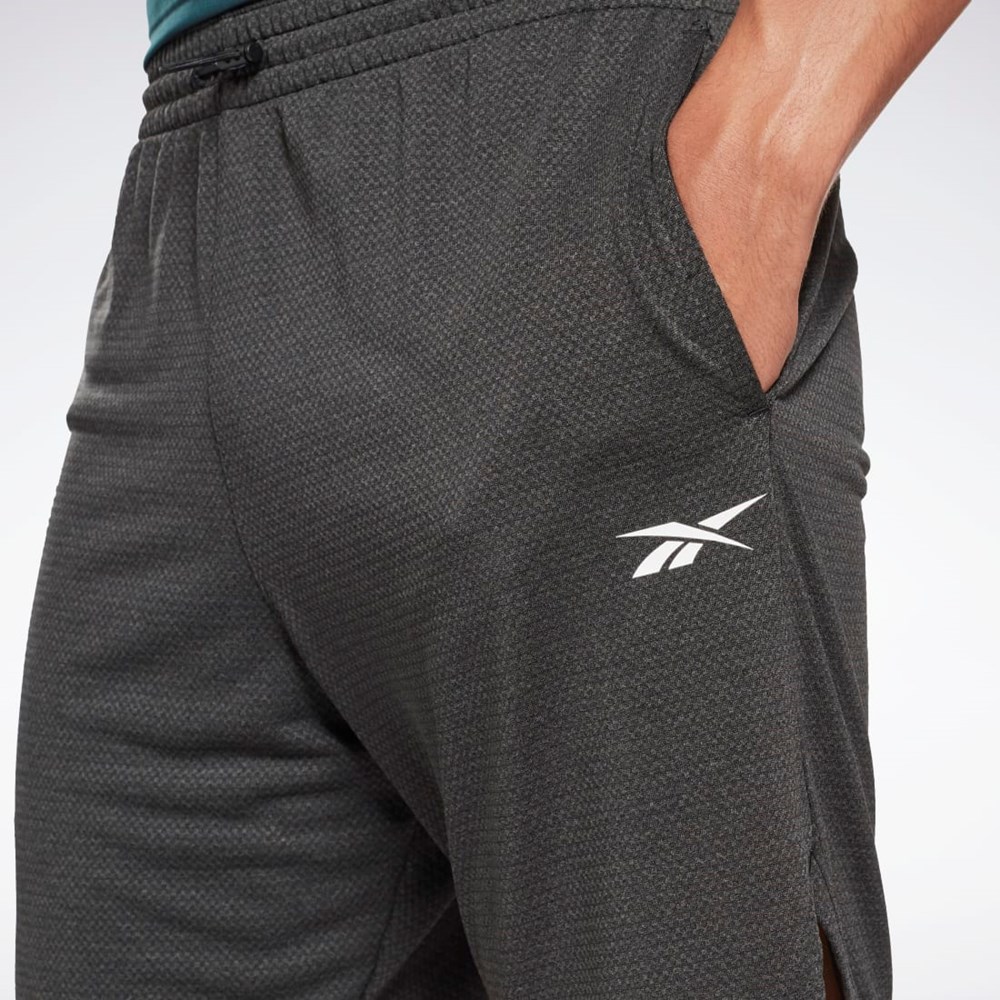 Reebok Workout Ready Mélange Shorts Mustat | CREDNH-361