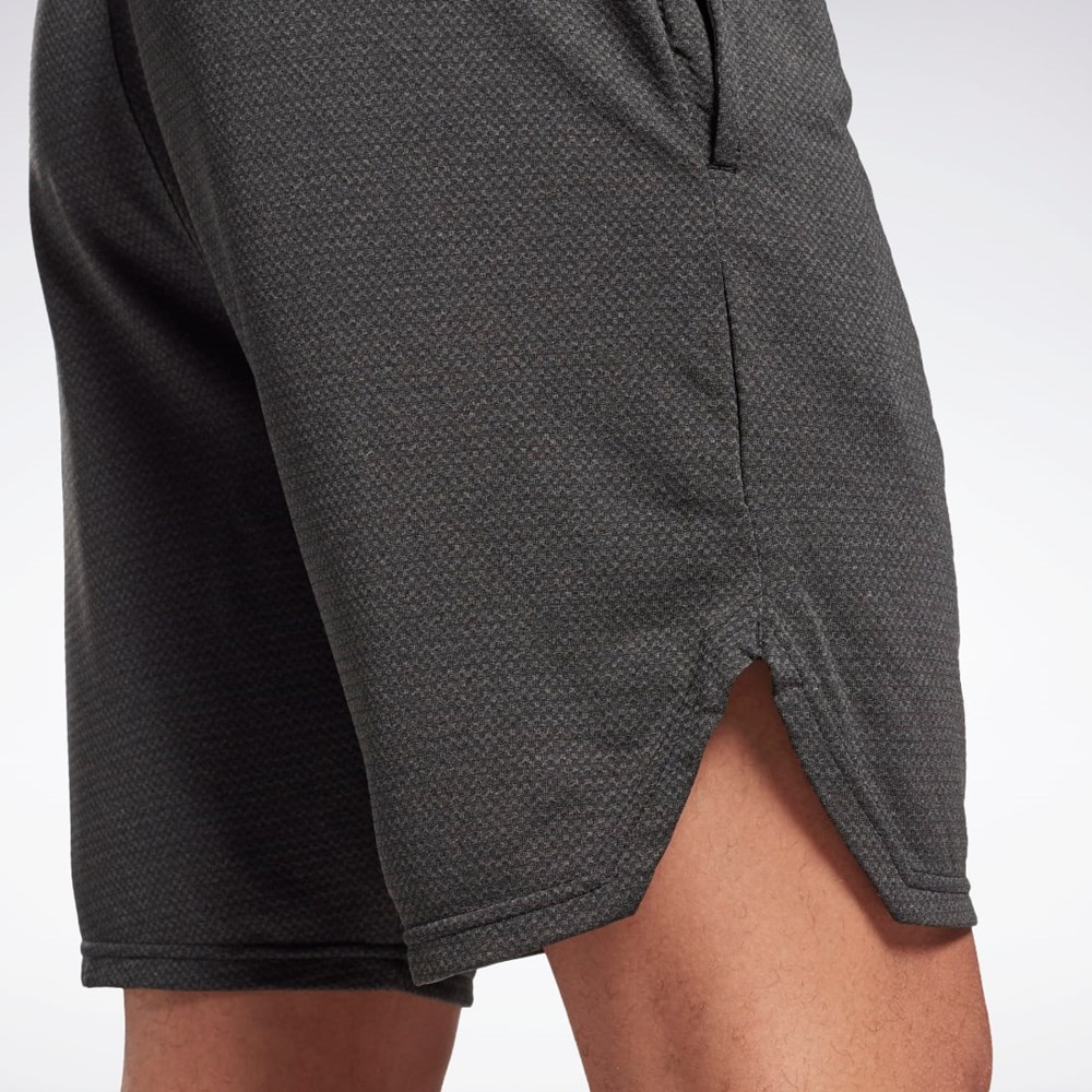 Reebok Workout Ready Mélange Shorts Mustat | CREDNH-361
