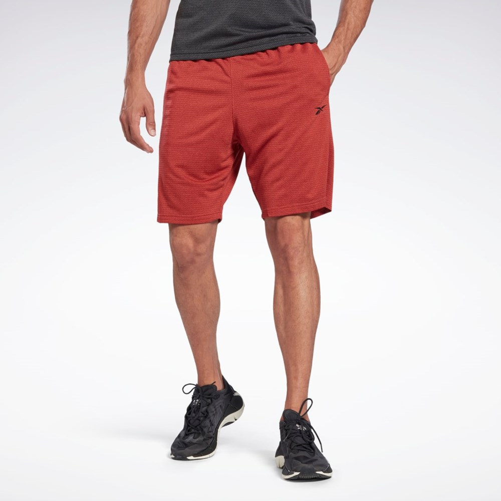 Reebok Workout Ready Mélange Shorts Rhodonite | BCSENT-652