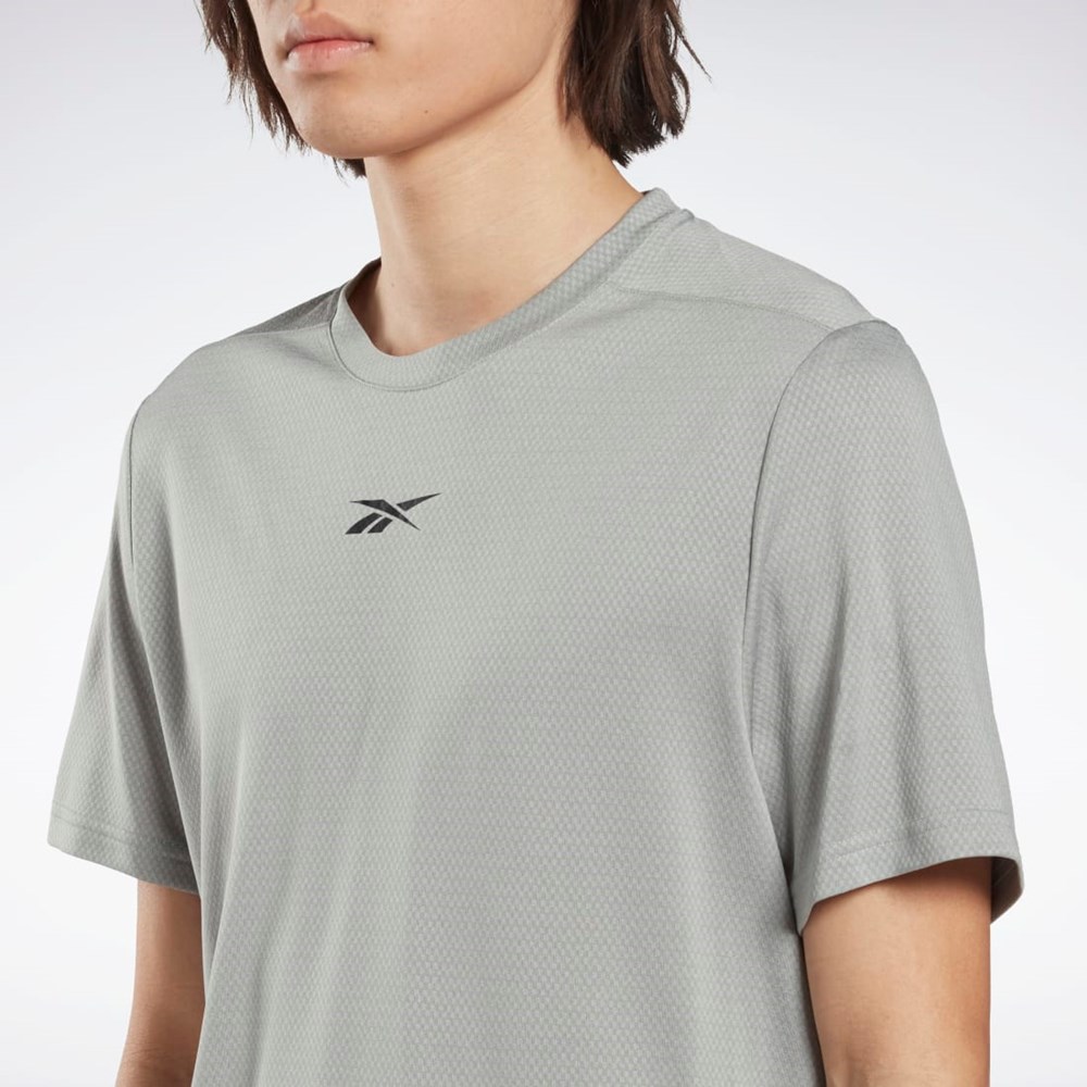 Reebok Workout Ready Mélange T-Shirt Harmaat | ZTOWVY-375