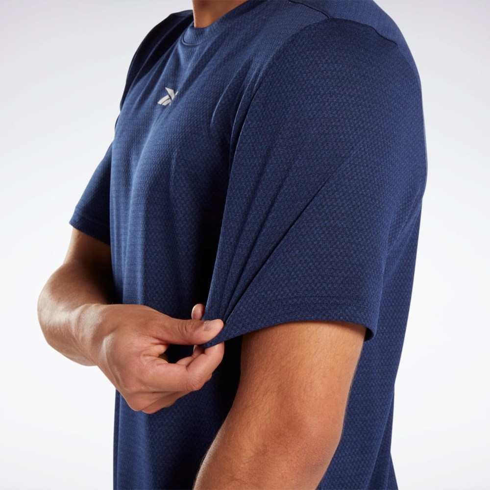 Reebok Workout Ready Mélange T-Shirt Sininen | CVFNDE-073