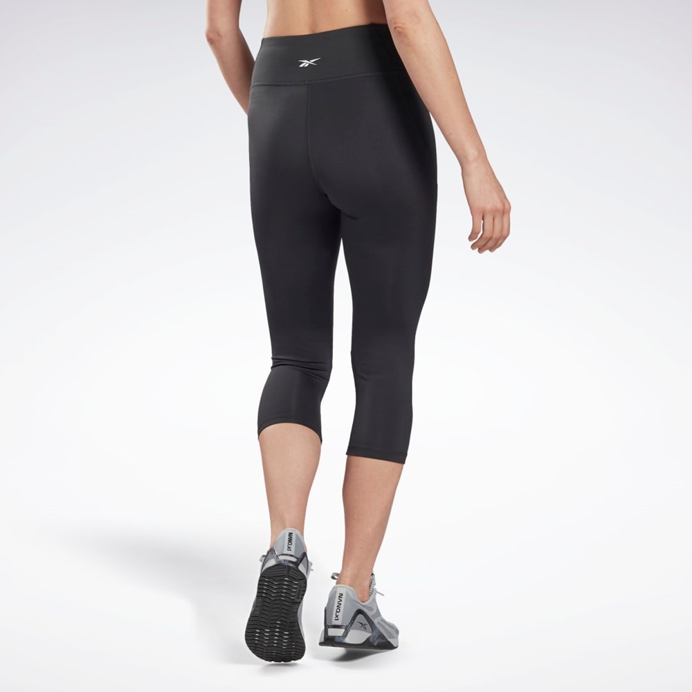 Reebok Workout Ready Pant Program Capri Tights Mustat | KDISHC-308
