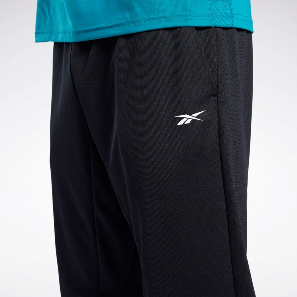Reebok Workout Ready Pants Mustat | CEWSLF-271