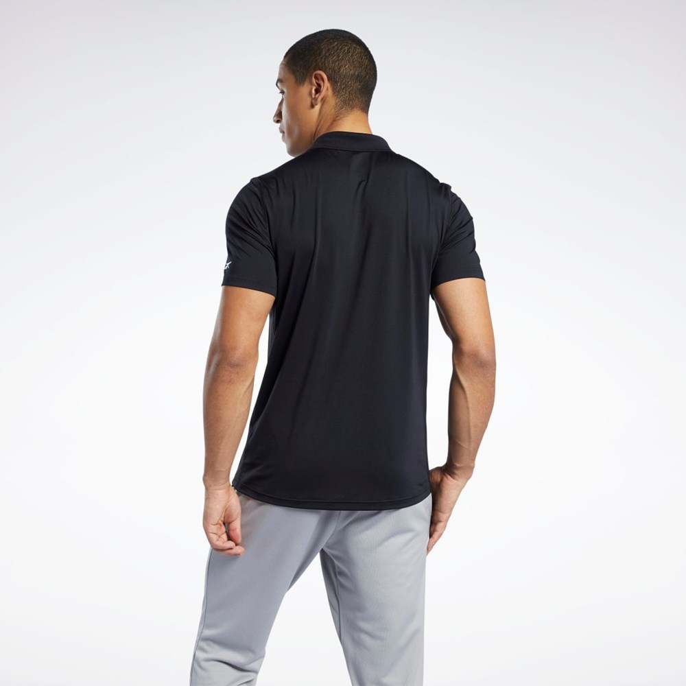 Reebok Workout Ready Polo Shirt Mustat | RCSGFO-287