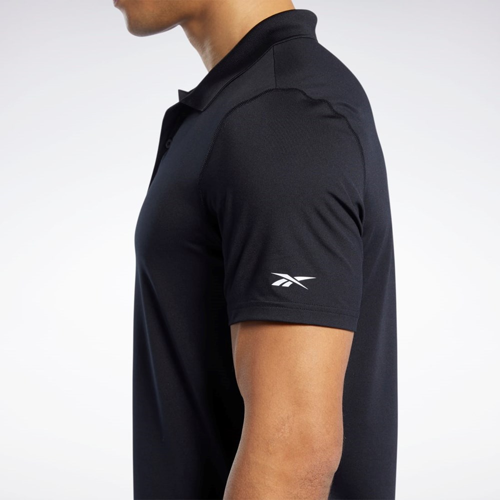 Reebok Workout Ready Polo Shirt Mustat | RCSGFO-287
