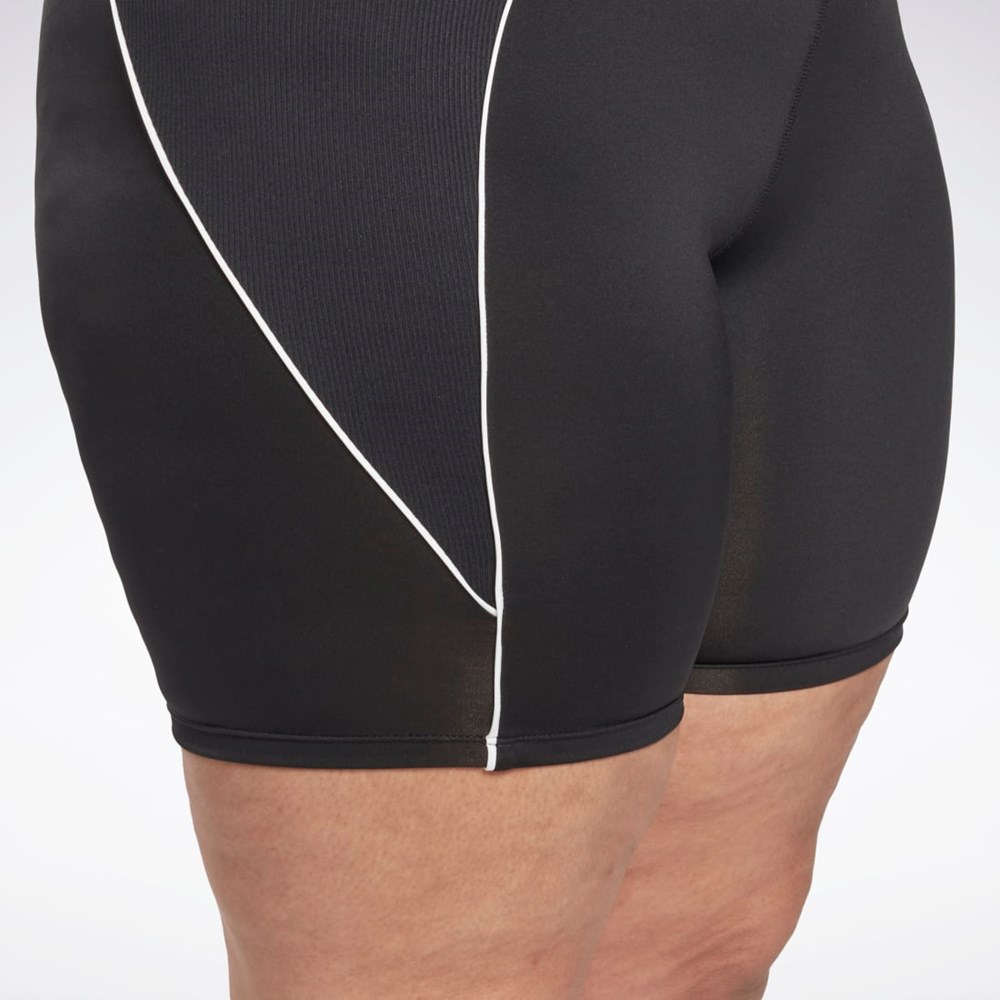 Reebok Workout Ready Poly Shorts (Plus Size) Mustat | RNVEJQ-978