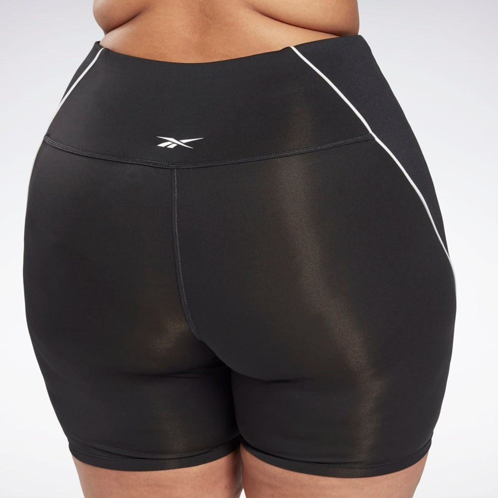 Reebok Workout Ready Poly Shorts (Plus Size) Mustat | RNVEJQ-978
