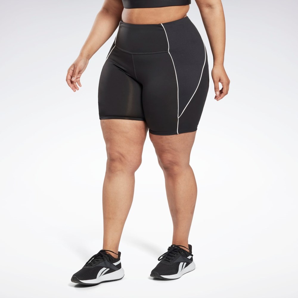Reebok Workout Ready Poly Shorts (Plus Size) Mustat | RNVEJQ-978
