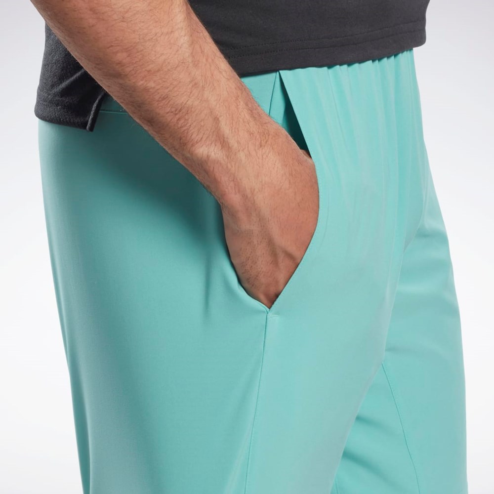 Reebok Workout Ready Shorts Semi Classic Teal | TMALRN-146