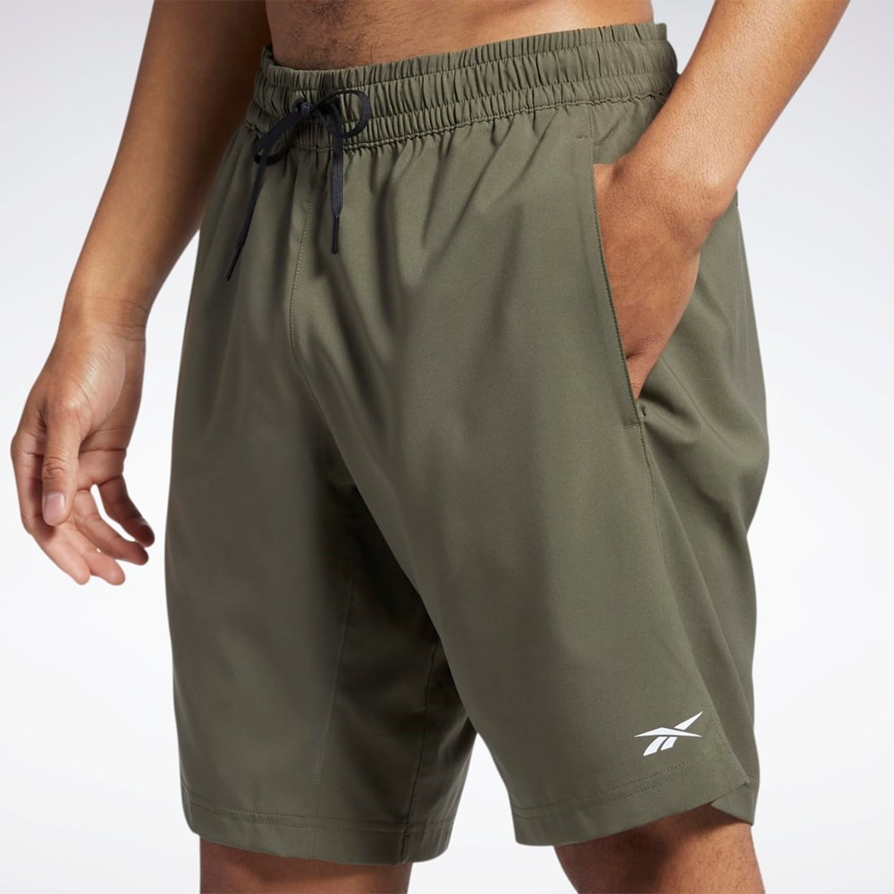 Reebok Workout Ready Shorts Vihreä | NLSACY-081