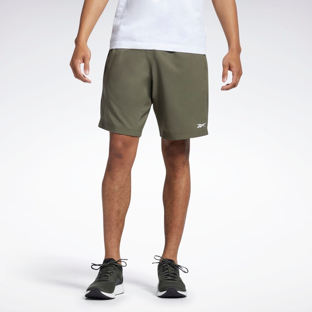 Reebok Workout Ready Shorts Vihreä | NLSACY-081