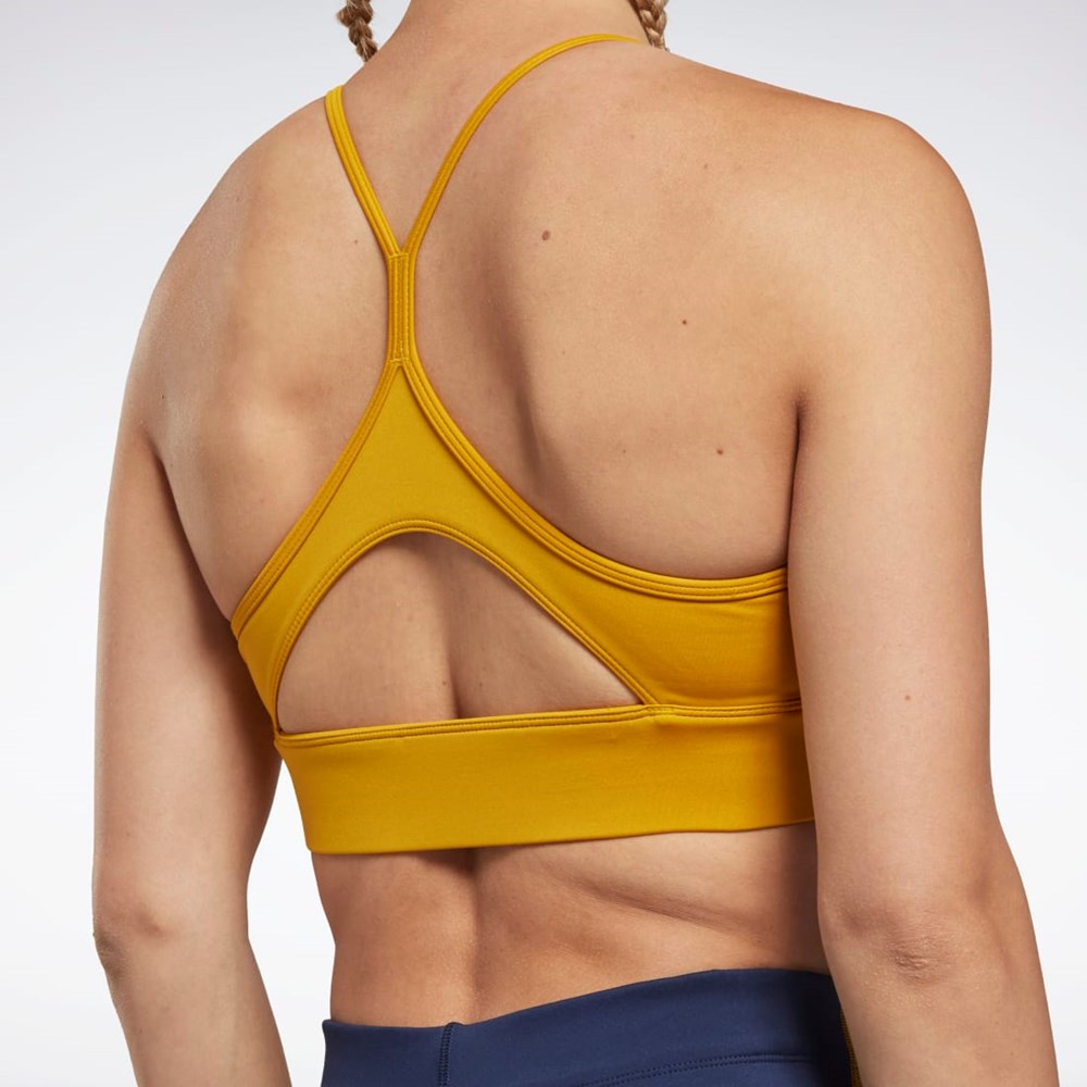 Reebok Workout Ready Sports Bra Bright Ochre | XYLABH-980