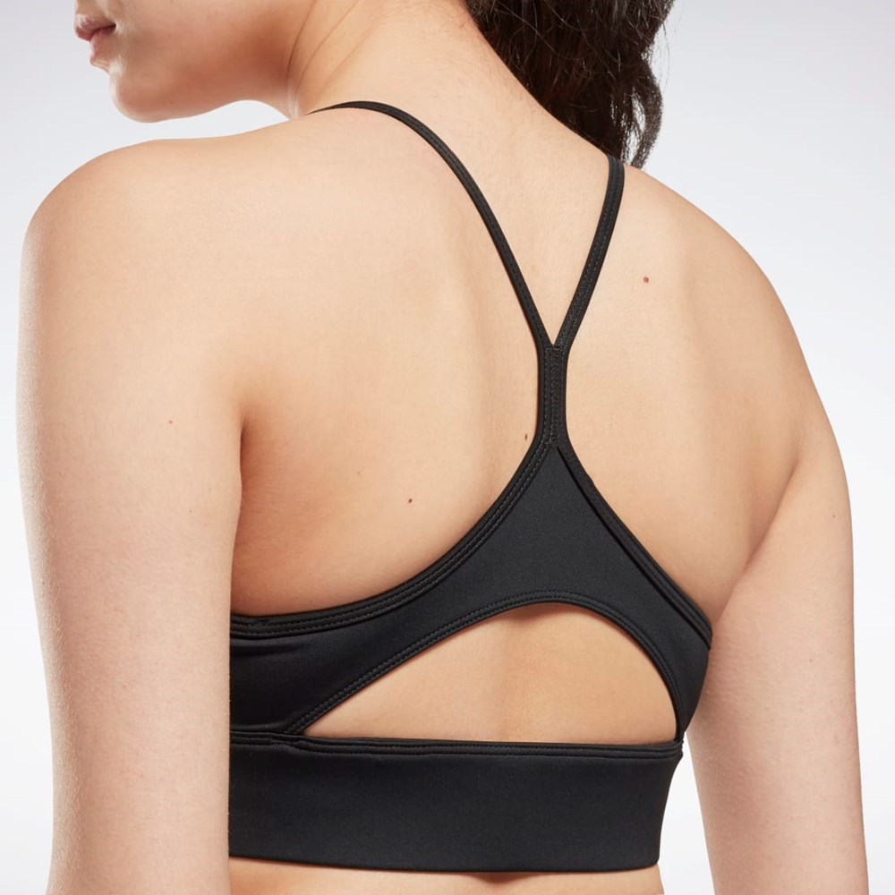 Reebok Workout Ready Sports Bra Mustat | XFTCHO-638