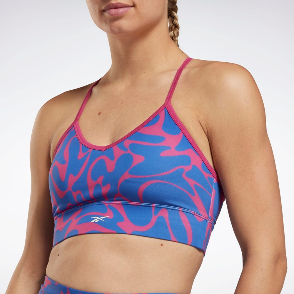 Reebok Workout Ready Sports Bra Pinkki | VNCRZO-514