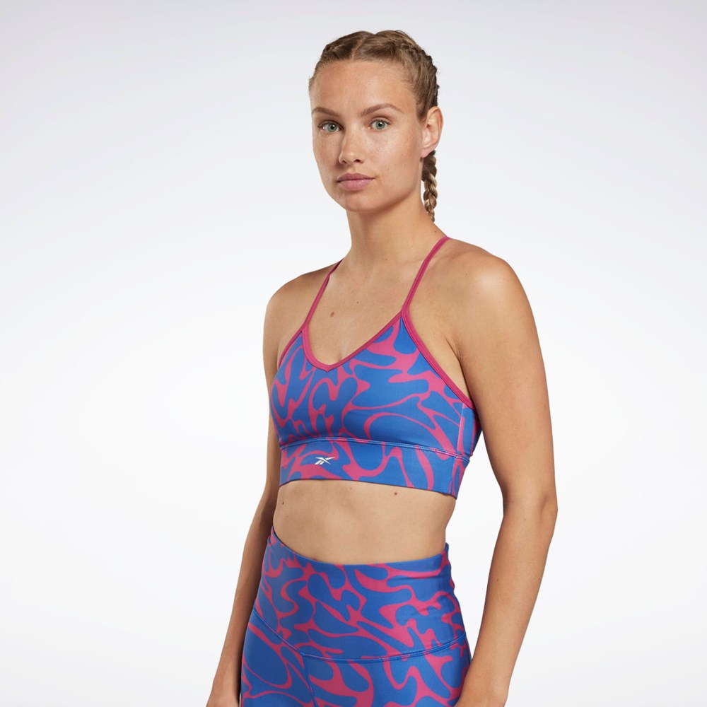 Reebok Workout Ready Sports Bra Pinkki | VNCRZO-514