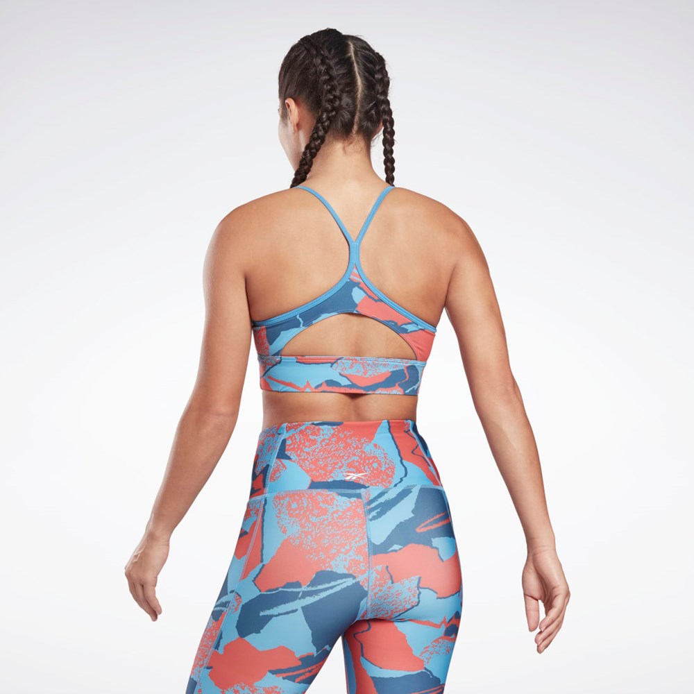 Reebok Workout Ready Sports Bra Sininen | PLBHQW-945