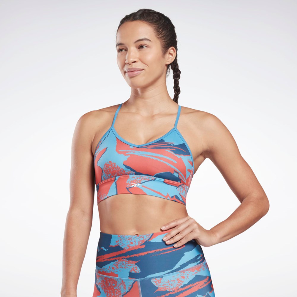 Reebok Workout Ready Sports Bra Sininen | PLBHQW-945