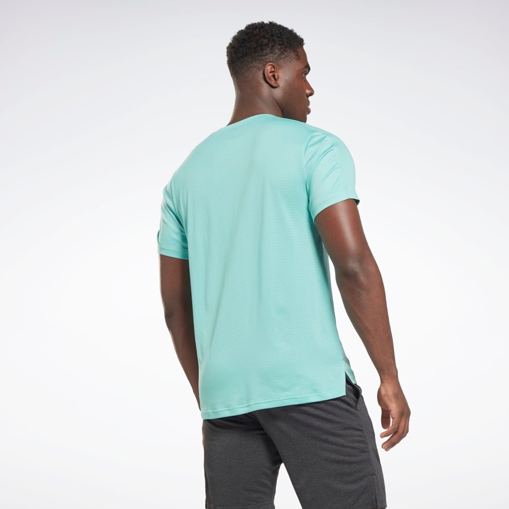 Reebok Workout Ready Tech T-Shirt Semi Classic Teal | KLFIRG-209