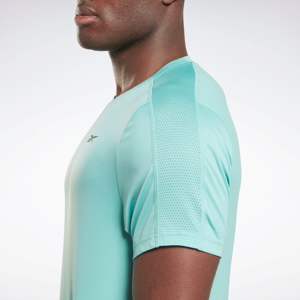 Reebok Workout Ready Tech T-Shirt Semi Classic Teal | KLFIRG-209