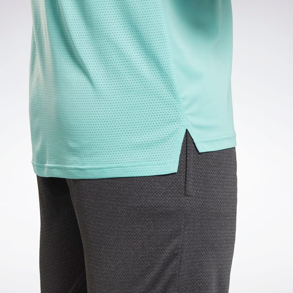Reebok Workout Ready Tech T-Shirt Semi Classic Teal | KLFIRG-209