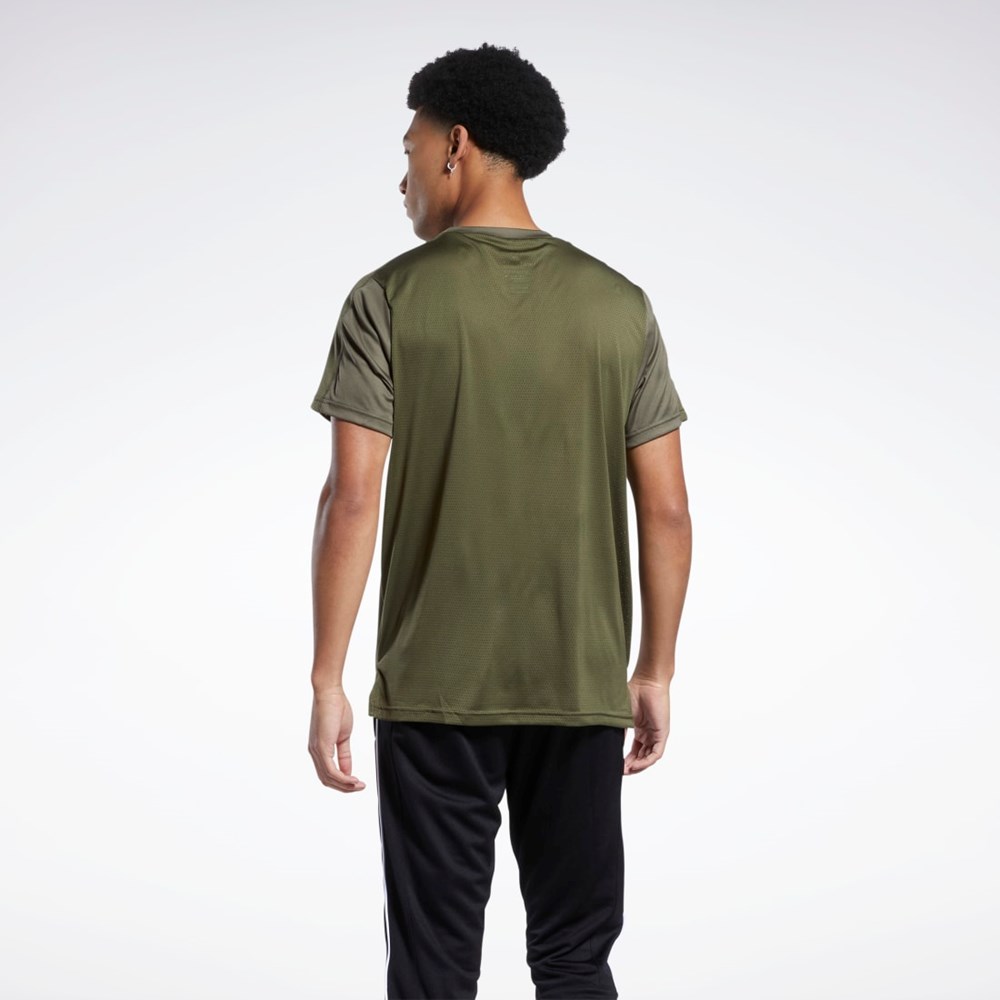 Reebok Workout Ready Tech T-Shirt Vihreä | KXENUO-981