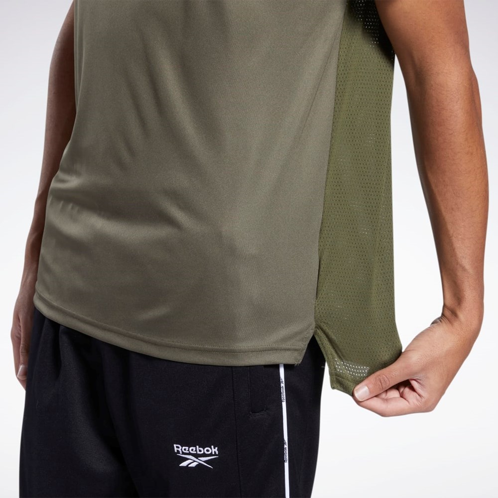 Reebok Workout Ready Tech T-Shirt Vihreä | KXENUO-981