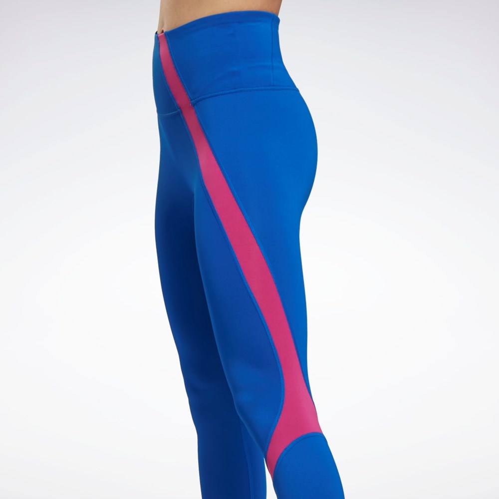 Reebok Workout Ready Vector Leggings Sininen | CYERMP-265