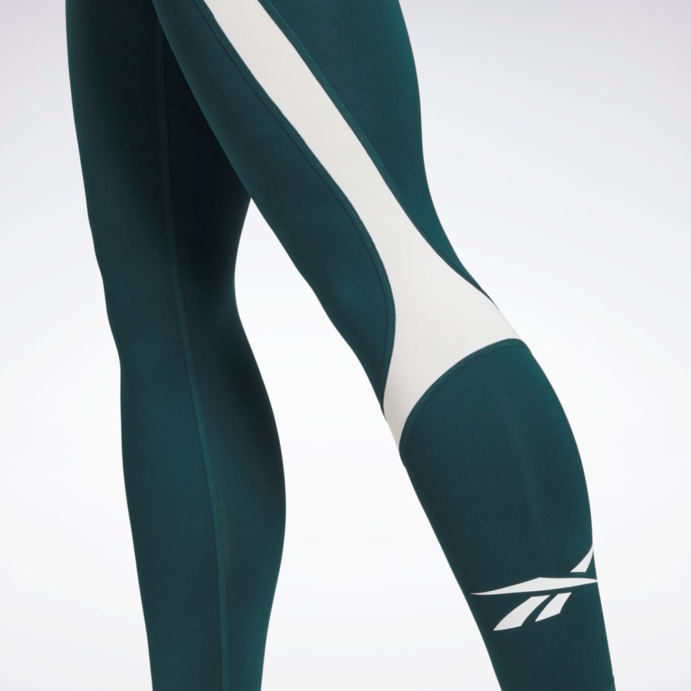 Reebok Workout Ready Vector Leggings Vihreä | BTGZWV-184
