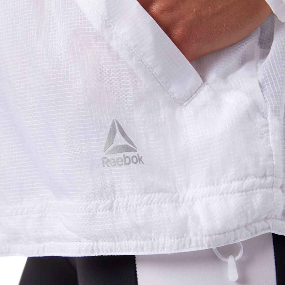 Reebok Woven Anorak Jacket Valkoinen | IJUXVW-768