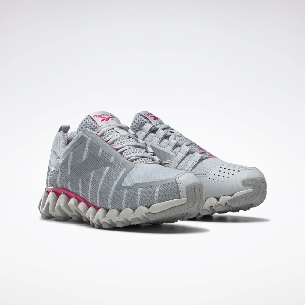 Reebok ZigWild Trail 6 Shoes Harmaat Harmaat Pinkki | BQIGUF-189