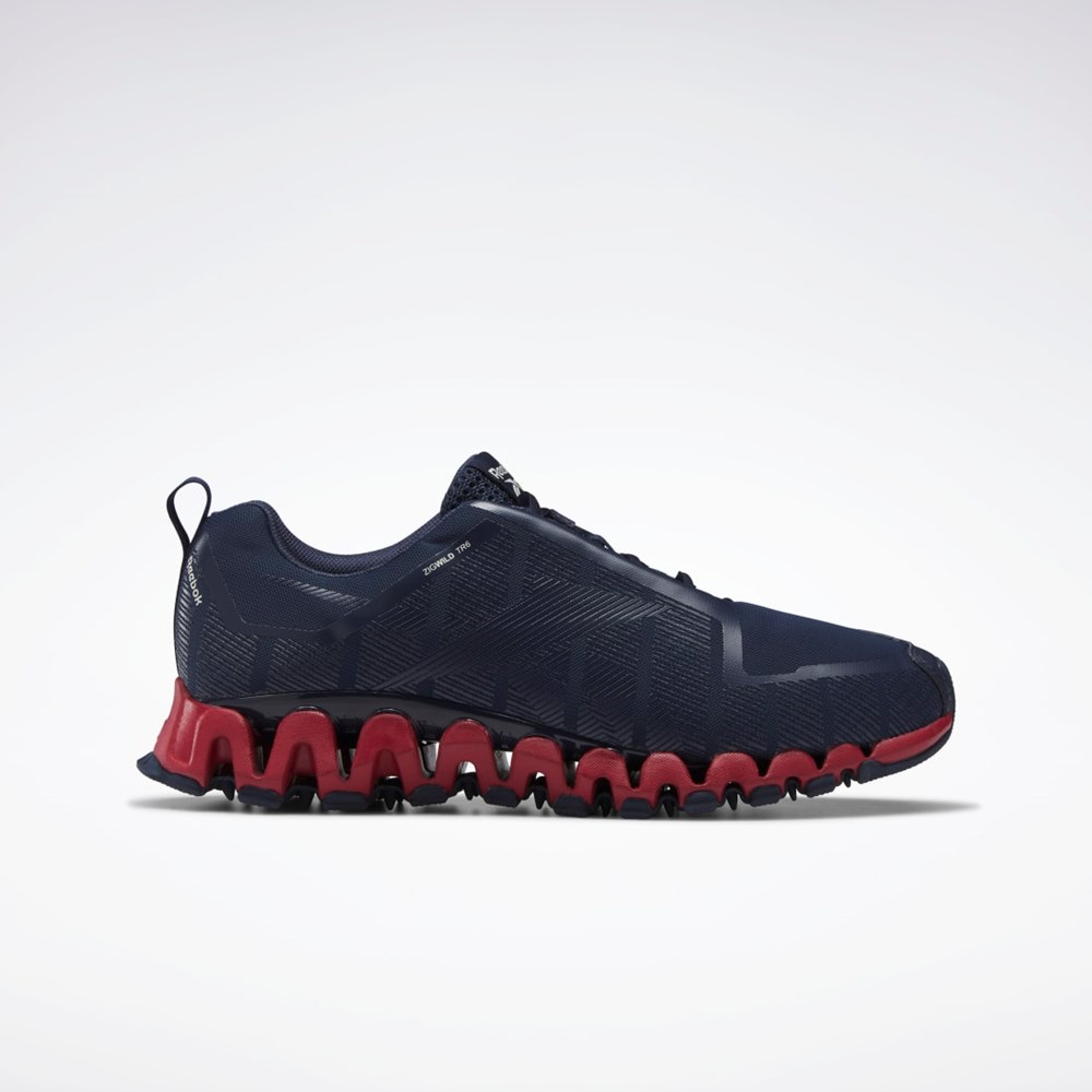 Reebok ZigWild Trail 6 Shoes Laivastonsininen Punainen Harmaat | JSCOXI-072