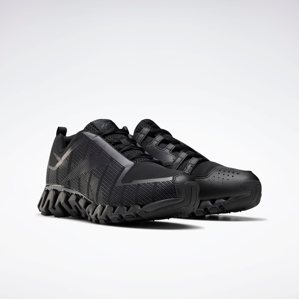 Reebok ZigWild Trail 6 Shoes Mustat Harmaat Valkoinen | LWUODR-351
