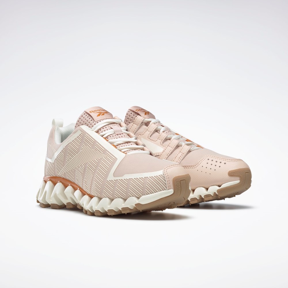 Reebok ZigWild Trail 6 Shoes Soft Ecru / Chalk / Radiant Ochre | EHSDGF-872