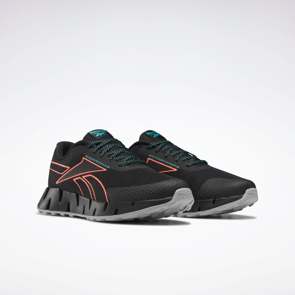 Reebok Zig Dynamica 2 Adventure Shoes Mustat Oranssi | TSCEJW-250