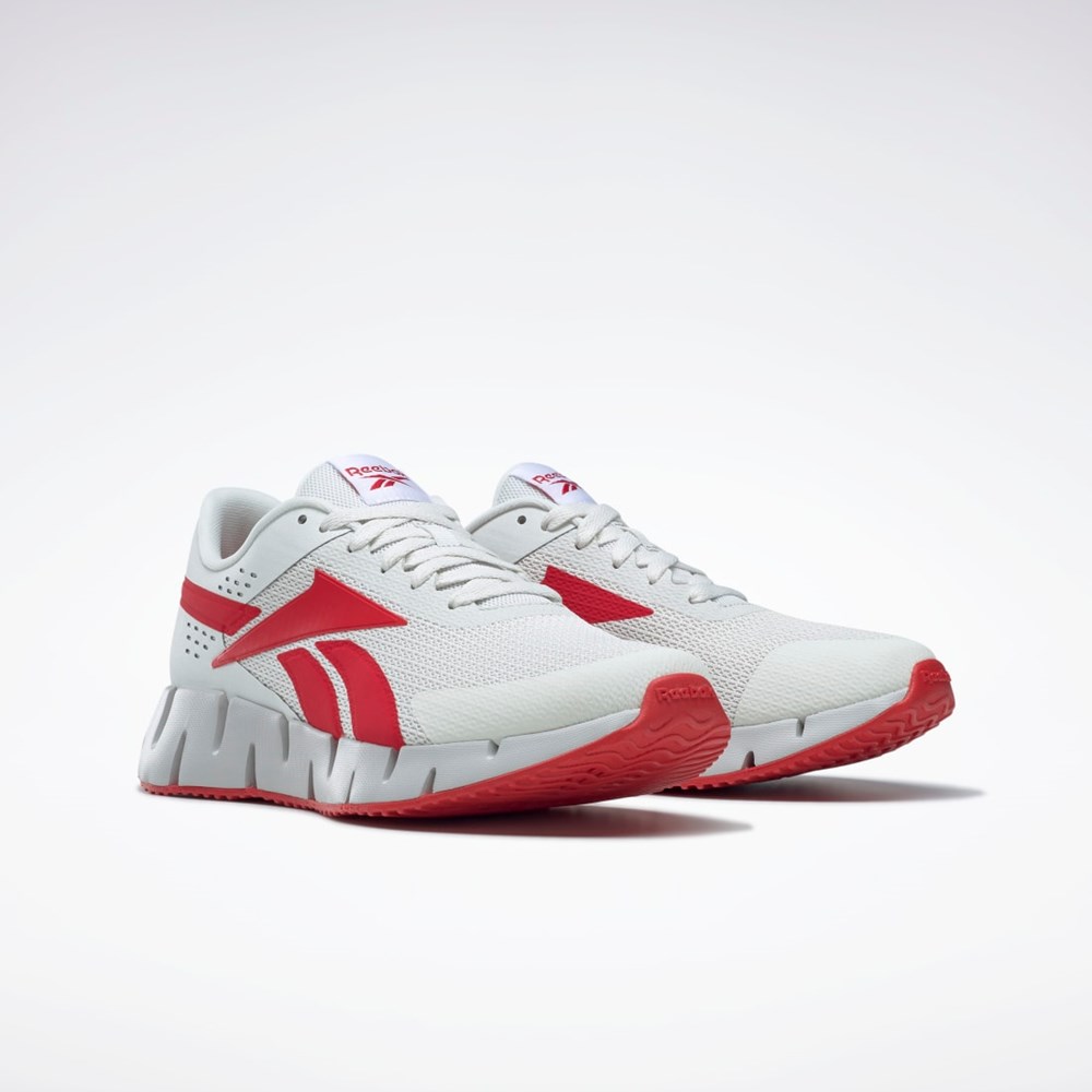 Reebok Zig Dynamica 2 Shoes Harmaat Punainen Harmaat | WGSXPU-256