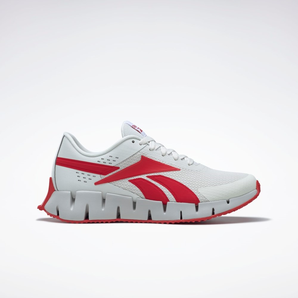 Reebok Zig Dynamica 2 Shoes Harmaat Punainen Harmaat | WGSXPU-256