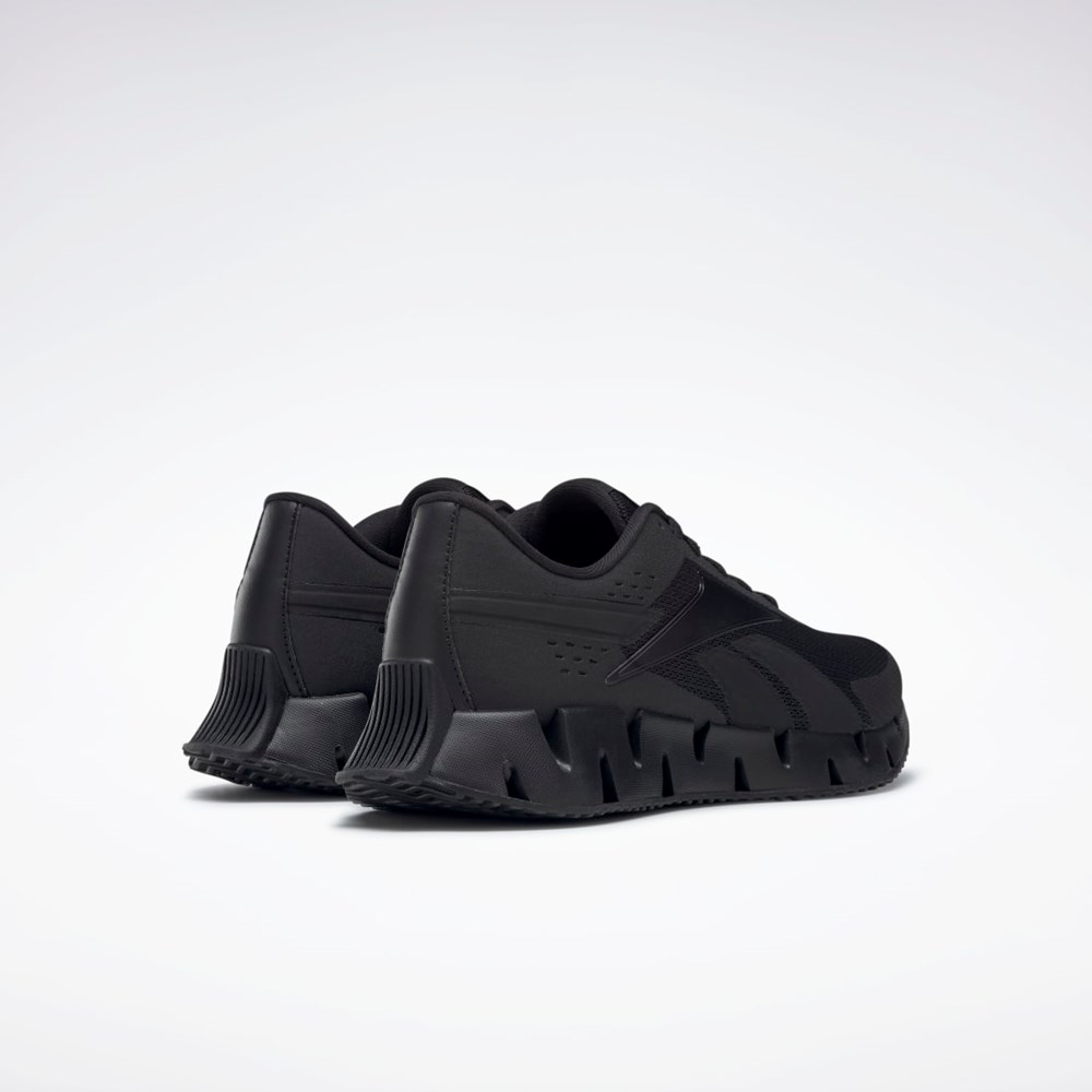 Reebok Zig Dynamica 2 Shoes Mustat Mustat Mustat | ZKBRHI-843