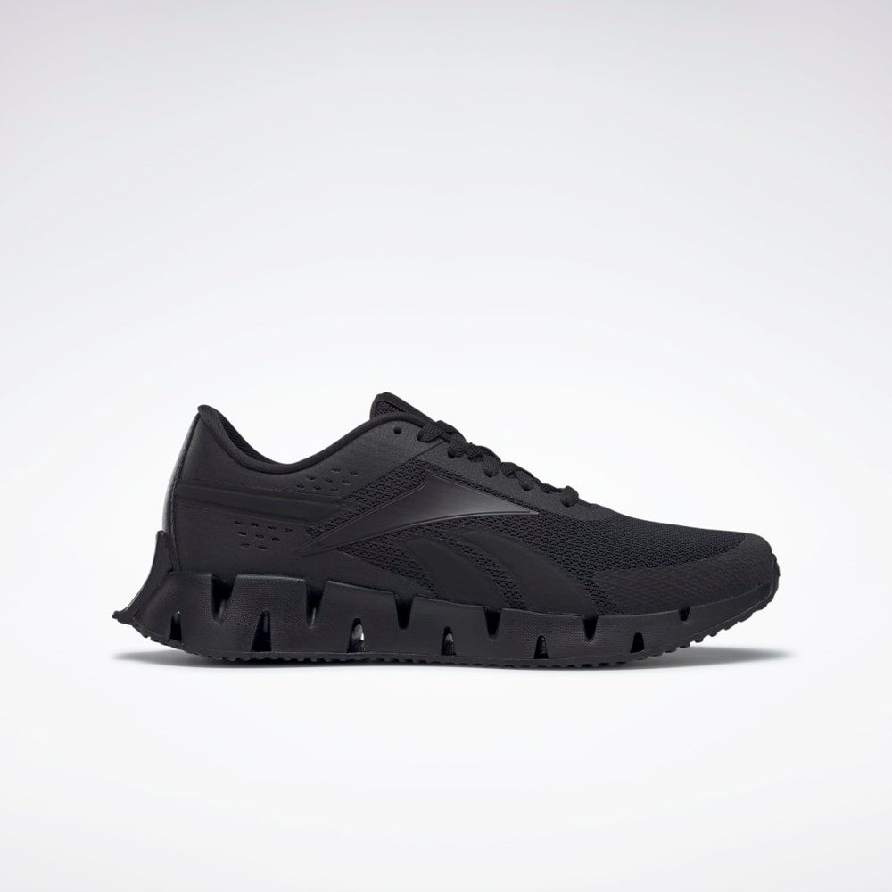 Reebok Zig Dynamica 2 Shoes Mustat Mustat Mustat | ZKBRHI-843