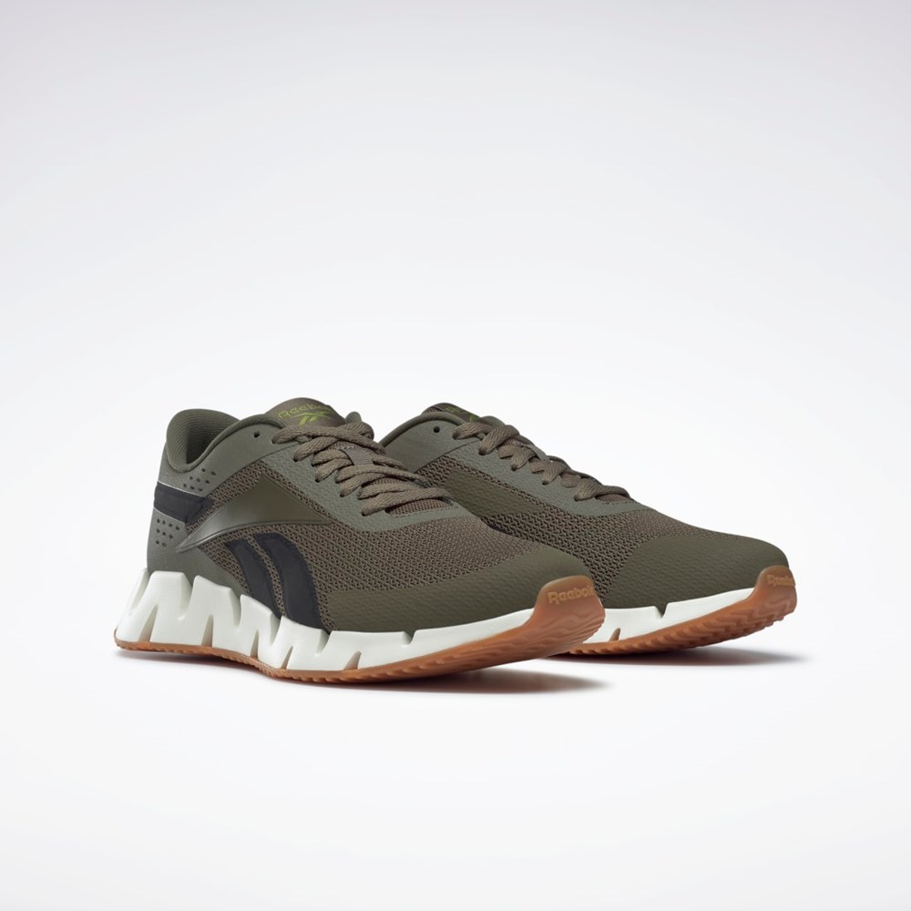 Reebok Zig Dynamica 2 Shoes Vihreä Mustat | PVXIYF-078