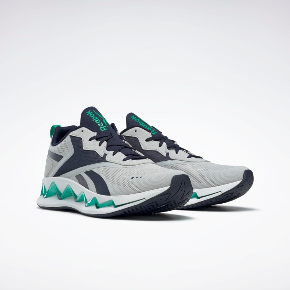 Reebok Zig Elusion Energy Shoes Harmaat Laivastonsininen Vihreä | YFVBAQ-520