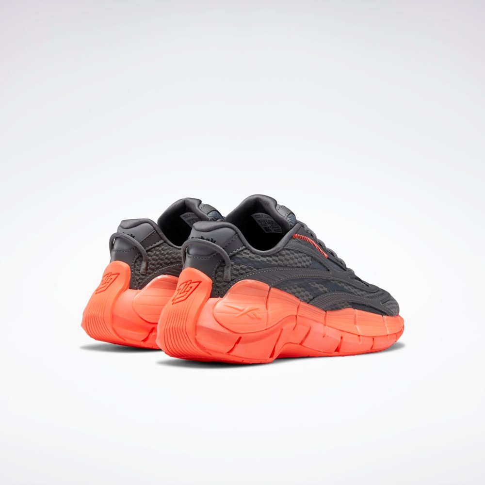 Reebok Zig Kinetica 2.5 Shoes Harmaat Harmaat Oranssi | VZTXLS-751