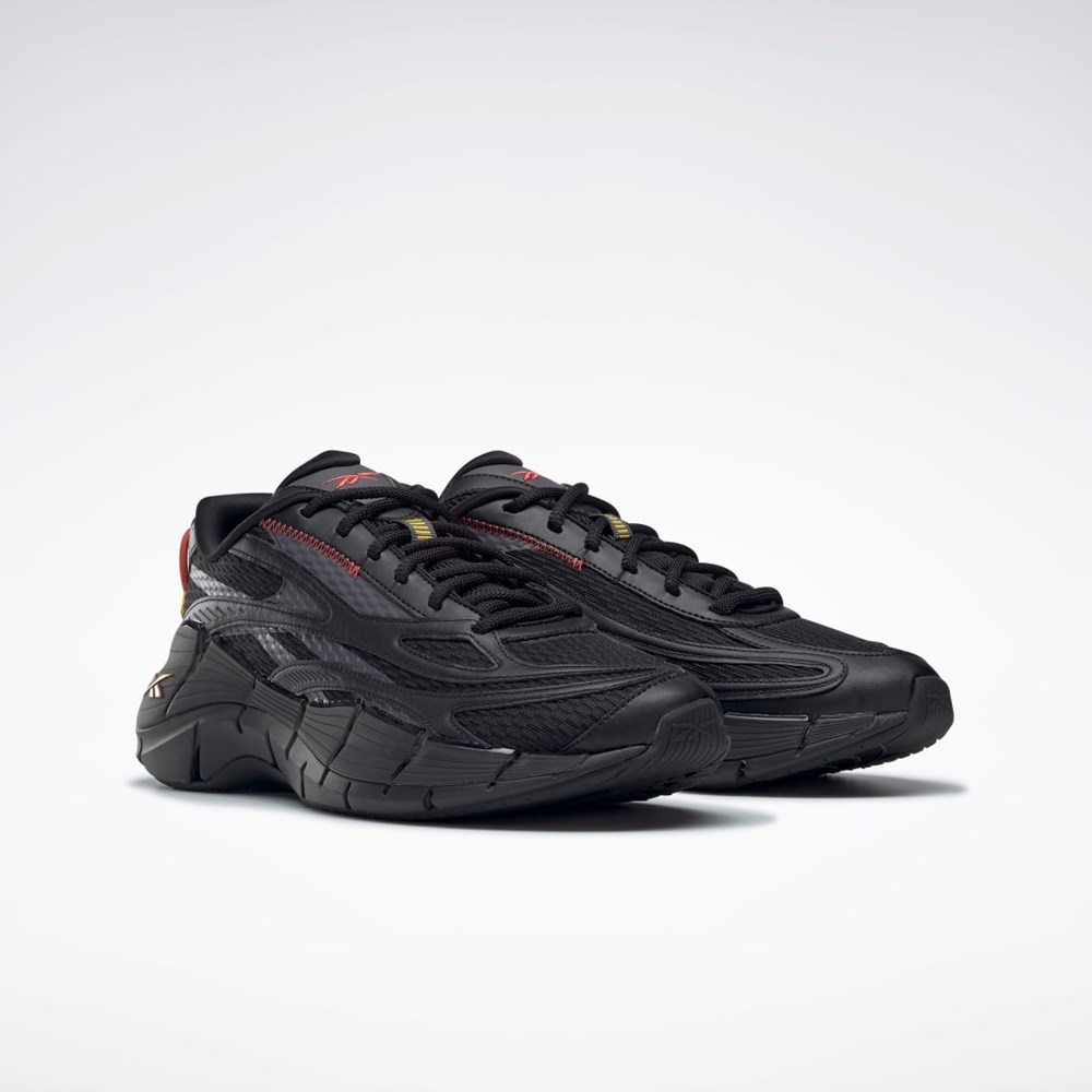 Reebok Zig Kinetica 2.5 Shoes Mustat Harmaat | XNAOSV-845