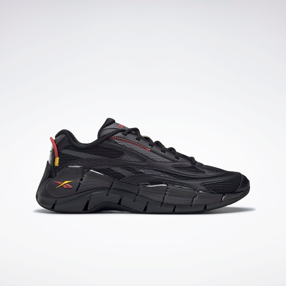 Reebok Zig Kinetica 2.5 Shoes Mustat Harmaat | XNAOSV-845
